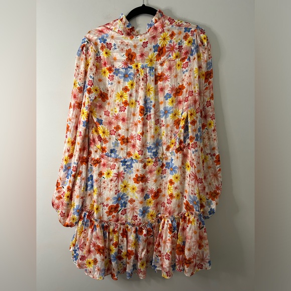 Buddy Love Grace Long Sleeve Short Dress in Wild Flower - Picture 5 of 7